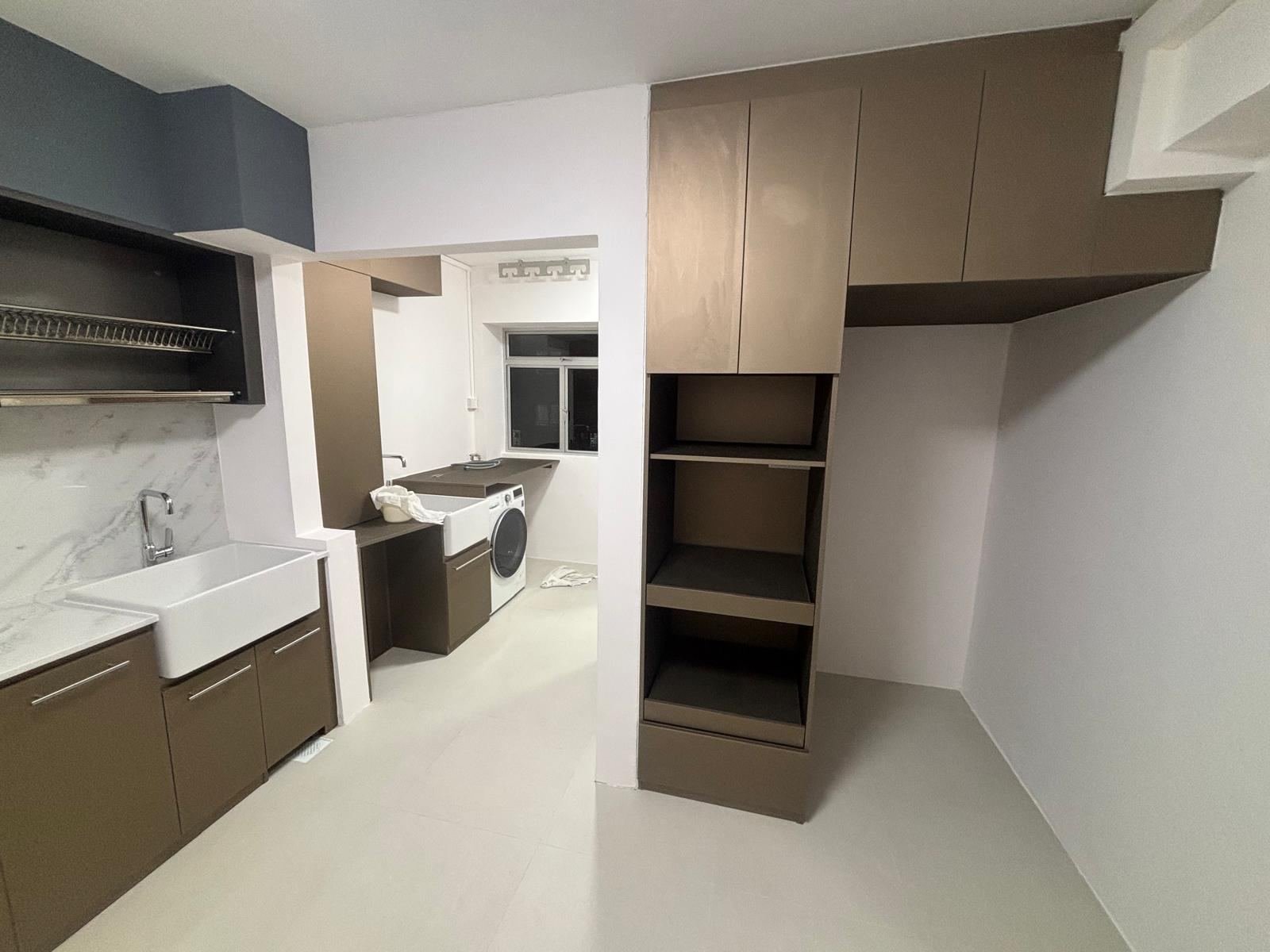 Bathroom aluminium cabinet Singapore, vanity cabinet in wet area